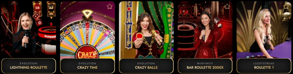 OscarSpin Live Dealer Games